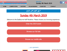 Tablet Screenshot of eastbournehalf.co.uk